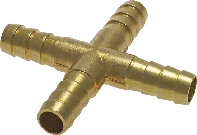 BRASS CROSS FITTING FOR PETROL AND AIR