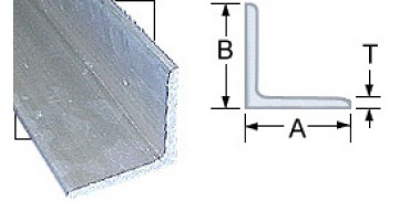 • angolare in alluminio 6061T6