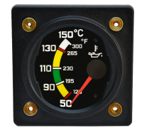 TERMOMETRO OLIO 50-150°C ROTAX912 c/ARCHI COL.scala vert.57mm