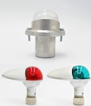  CLASSIC NAVIGATION LIGHTS WITH COLORED CAPS + TAIL 