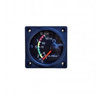 OIL PRESSURE GAUGE FOR ROTAX 912 WITH ELECTRONIC SENSOR