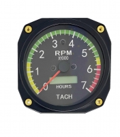 HAND REV COUNTER WITH HOUR COUNTER FOR ROTAX 912-914 Ø80