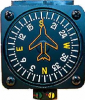 BUSSOLA VERTICALE   FALCON GAUGE mod. MCVC-2L-A-M